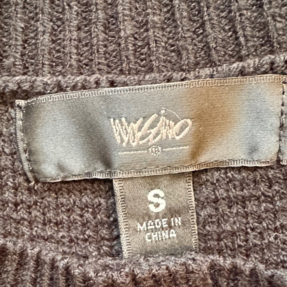 Mossimo Supply Co. Women’s Black Button-Front Knit Sweater Dress. Size Small - Picture 2 of 12